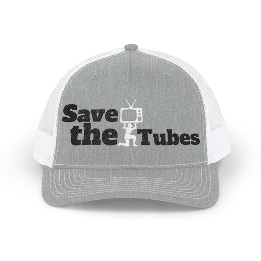 "Save the Tubes" Embroidered Snapback Trucker Cap